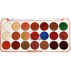 Trusa de farduri SEVENCOOL Desert Passion cu 21 culori Nr. 2 - 6554A + 1 Pensula de Make-up Cadou